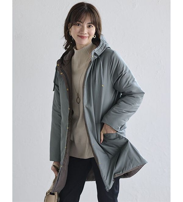 BELLUNA（ベルーナ）の「【Ａｉｒｙ＆Ｗａｒｍ】エアリーライトウォームコート（ハーフコート）」｜詳細画像