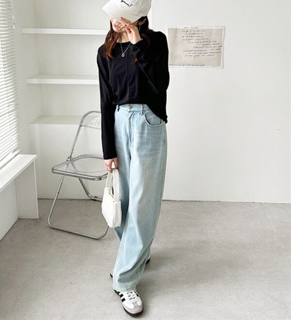 GeeRA（ジーラ）の「着回し自在！スラブシアートップス（カットソー）」｜詳細画像