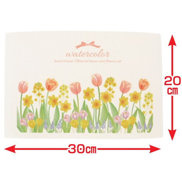 「ドイツのフキン花柄３種セット（その他キッチン用品）」｜詳細画像