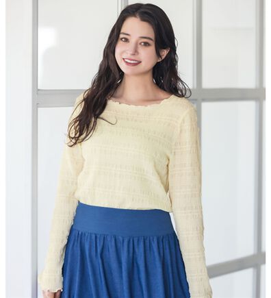 RANAN（ラナン）の「シャーリングプルオーバー（カットソー）」