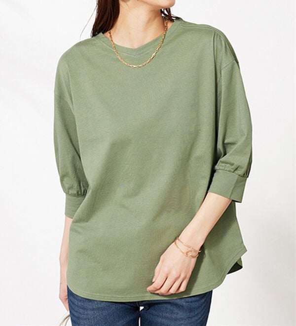 BELLUNA（ベルーナ）の「ひんやり！綿１００％キシリトールプリントチュニック（チュニック）」｜詳細画像