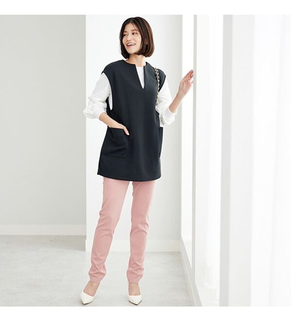 BELLUNA（ベルーナ）の「ポケット付ベストアンサンブル（アンサンブル）」｜詳細画像