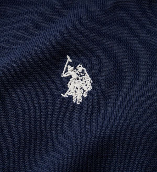 GeeRA（ジーラ）の「【ＵＳ．ＰＯＬＯ．ＡＳＳＮ】衿付ポロニットトップス（ニット・セーター）」｜詳細画像