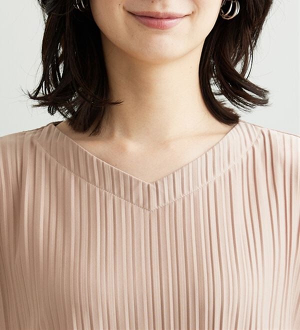 BELLUNA（ベルーナ）の「ゆったり快適プリーツチュニック（チュニック）」｜詳細画像