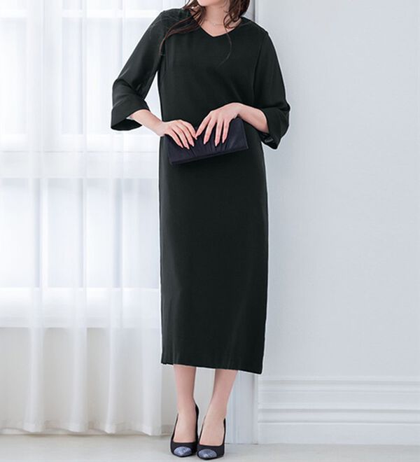 pleatsplease ロングワンピース　サイズ1 ブラック osharewalker 「送料無料」ワンピース レディース ロング