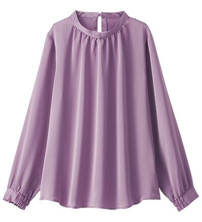 BELLUNA（ベルーナ）の「大人の艶感ヴィンテージサテン素材ブラウス（ブラウス）」