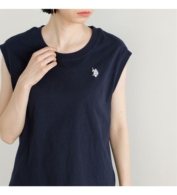 GeeRA（ジーラ）の「【Ｕ．Ｓ．　ＰＯＬＯ　ＡＳＳＮ．】ノースリＴシャツ（タンクトップ・キャミソール）」｜詳細画像
