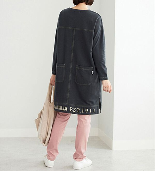 BELLUNA（ベルーナ）の「＜ＦＩＬＡ＞配色ステッチデザインワンピース（その他ワンピース）」｜詳細画像