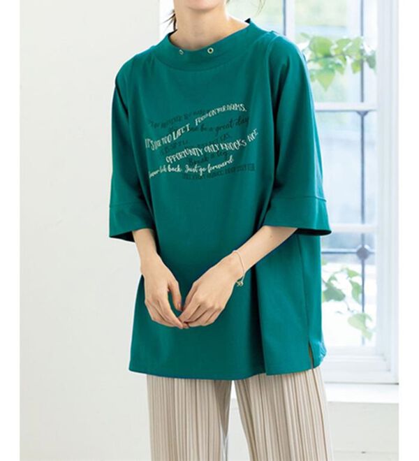 ルフラン（ルフラン）の「綿１００％こだわりプルオーバー（カットソー）」｜詳細画像