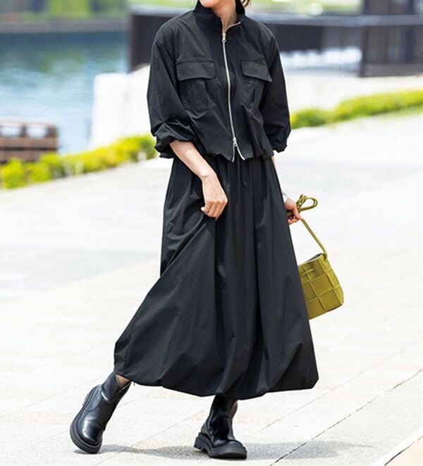 BELLUNA（ベルーナ）の「はっ水！ナイロンバルーンジャケット（ブルゾン）」｜詳細画像