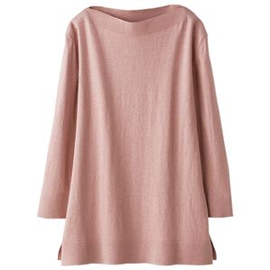 BELLUNA（ベルーナ）の「やわらかな着心地　コットンカシミヤプルオーバー（ニット・セーター）」｜ピンク