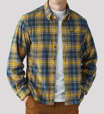 「着まわし抜群の軽・暖フリースシャツ（メンズシャツ）」