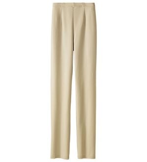 BELLUNA（ベルーナ）の「日本製静電気防止裏起毛ハイテンションパンツ（フルレングスパンツ）」｜ベージュ