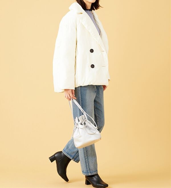 BELLUNA（ベルーナ）の「中わたショート丈ピーコート（ショートコート）」｜詳細画像