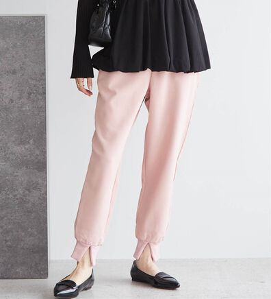 RANAN（ラナン）の「＜裏起毛＞裾スリットジョガーパンツ（フルレングスパンツ）」