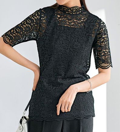 BELLUNA（ベルーナ）の「脱Ｔシャツレースインナー（ブラウス）」