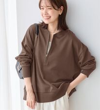 Viola e Viola（ヴィオラ エ ヴィオラ）の「抜け感！ハーフジップ大人スウェット（トレーナー・スウェット）」