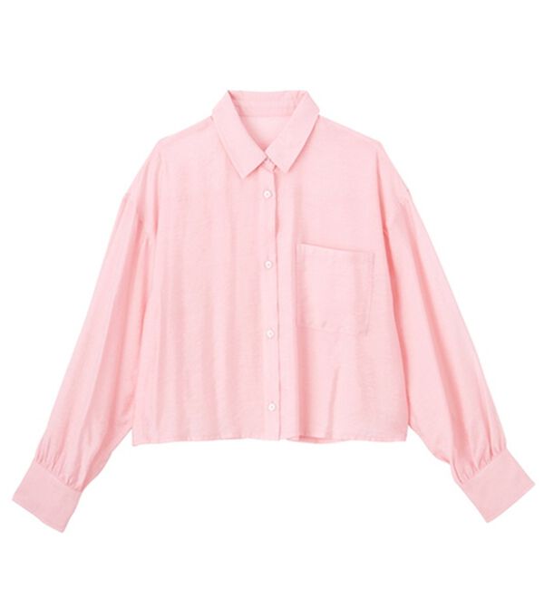 GeeRA（ジーラ）の「着回し自在シアーショートシャツ（シャツ）」｜詳細画像