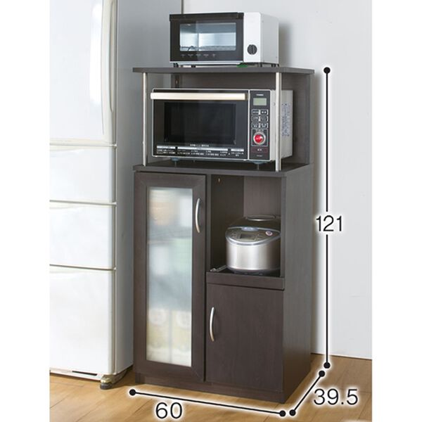 「キッチンなんでも収納庫２（レンジ台・レンジラック）」｜詳細画像