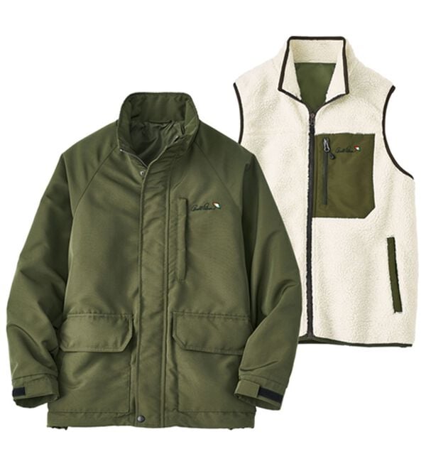 「＜アーノルド　パーマー＞体温調節に便利！３ＷＡＹジャケット（メンズジャケット）」｜カーキ