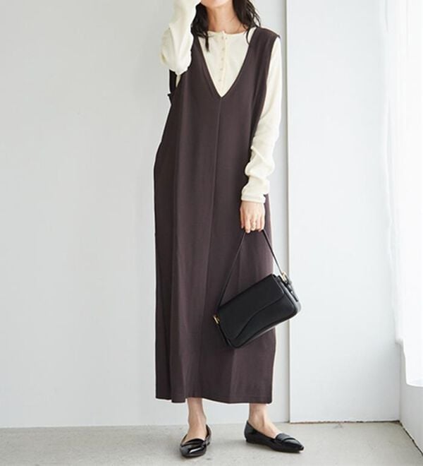 RANAN（ラナン）の「ヘンリーネックワッフルロンＴ（カットソー）」｜詳細画像