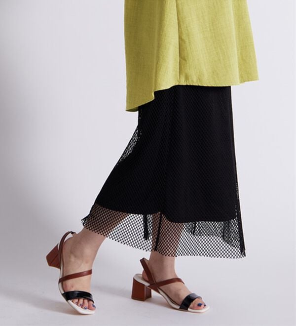 BELLUNA（ベルーナ）の「【接触冷感】麻調素材袖リボン使いシャツチュニック（チュニック）」｜詳細画像