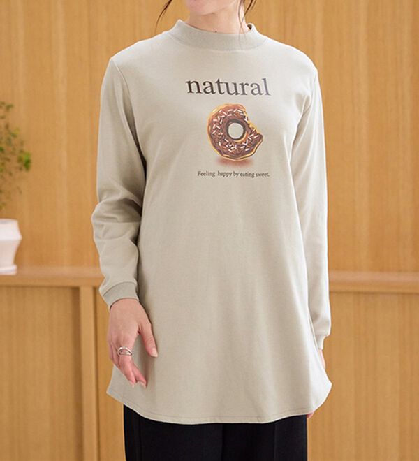 BELLUNA（ベルーナ）の「【メルティポンチ】プリントチュニック（チュニック）」｜詳細画像