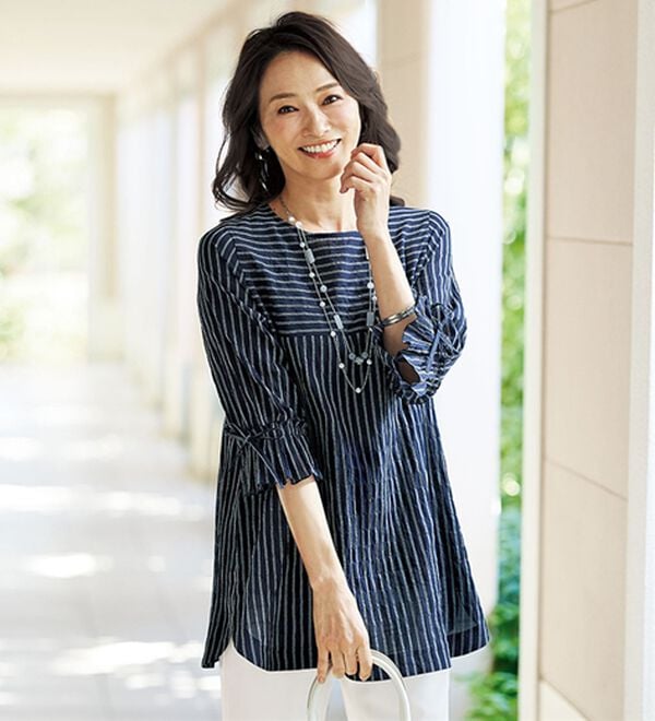 ★R＊＊R★ うさとの服　カジュアル　天然素材　ストライプ Usaato Style Book | Usaato うさと