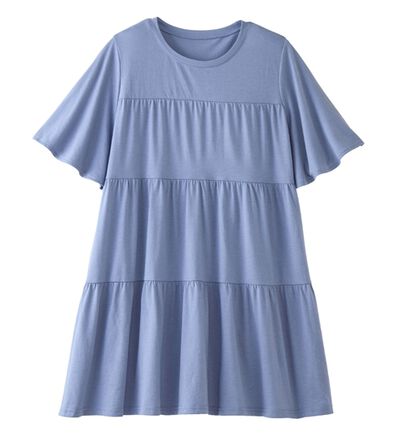 alotta（アロッタ）の「楽に可愛く！ふんわり綿混ティアードチュニック（チュニック）」