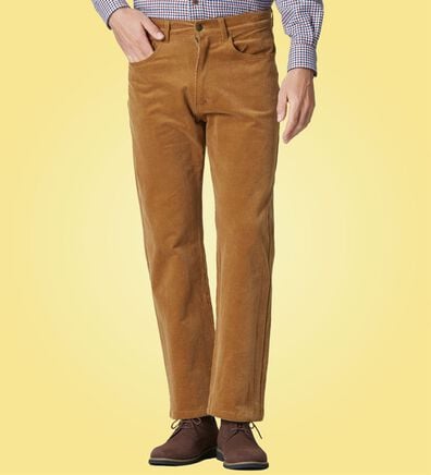 「まるごとのびのびコーデュロイパンツ（メンズフルレングスパンツ）」