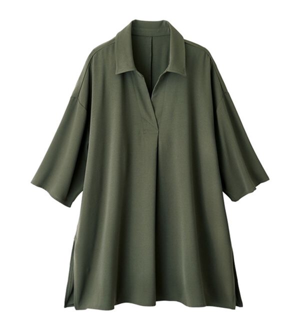 ルフラン（ルフラン）の「軽やか涼しいスキッパーチュニック（チュニック）」｜詳細画像