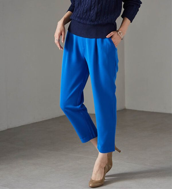 RANAN（ラナン）の「美脚シルエットクロップドパンツ（フルレングスパンツ）」｜詳細画像