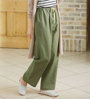 「綿１００％　毎日使えるらくちんパンツ（フルレングスパンツ）」｜詳細画像