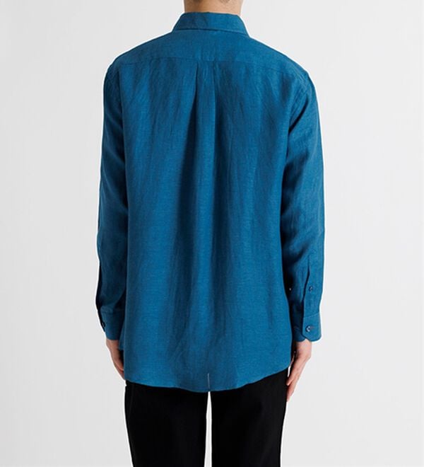 「＜コムルヴァン・オム＞大人のフレンチリネン１００％シャツ（メンズシャツ）」｜詳細画像
