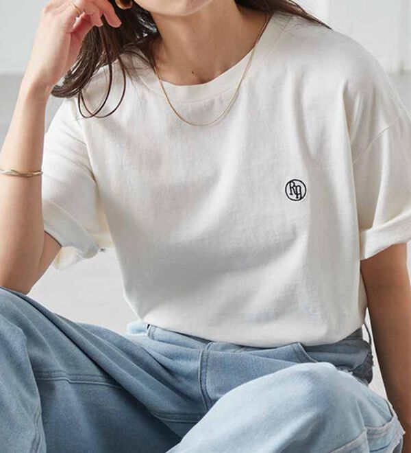 RANAN（ラナン）の「ヴィンテージライクロゴTシャツ（カットソー）」｜詳細画像