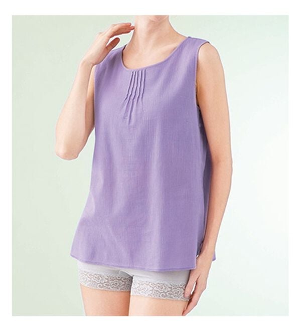 「【４色組】サラッと涼しい楊柳インナー（肌着・インナーウェア）」｜詳細画像