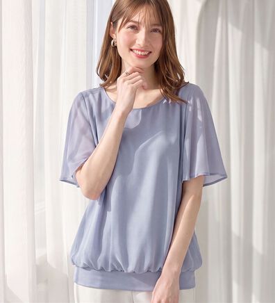 alotta（アロッタ）の「インナー付きドルマンブラウス（ブラウス）」