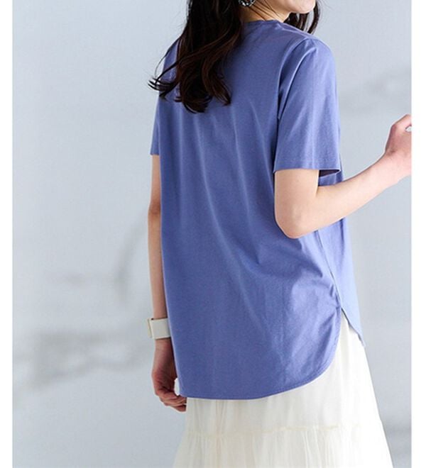 RANAN（ラナン）の「＜ＢＣ＞綿１００％ひんやりラウンドヘムプルオーバー（カットソー）」｜詳細画像