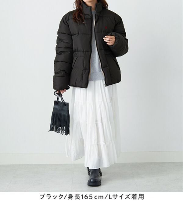 Viola e Viola（ヴィオラ エ ヴィオラ）の「【ビバリーヒルズポロクラブ】男女兼用フェイクダウンコート（ハーフコート）」｜詳細画像