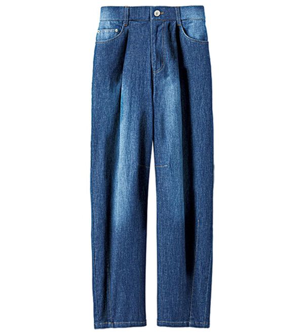 BELLUNA（ベルーナ）の「ひんやり冷感！カーブシルエットデニムパンツ（ワイドパンツ・ガウチョ）」｜詳細画像