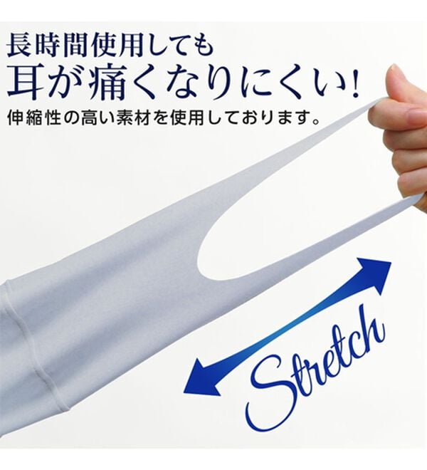 「日本製 冷感抗ウイルスＵＶ洗えるマスク（3枚組・15枚組・30枚組・45枚組）（衛生用品・マスク）」｜詳細画像