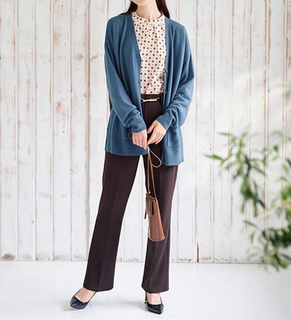 BELLUNA（ベルーナ）の「もちもちカシミヤタッチニットカーディガン（ニットカーディガン）」｜詳細画像