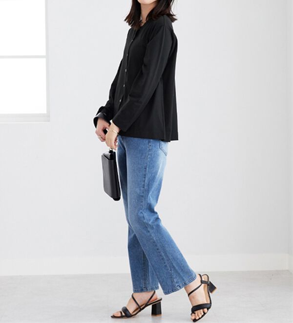 BELLUNA（ベルーナ）の「【接触冷感】ヒンヤリＵＶ対策クルーネックカーディガン（その他カーディガン）」｜詳細画像