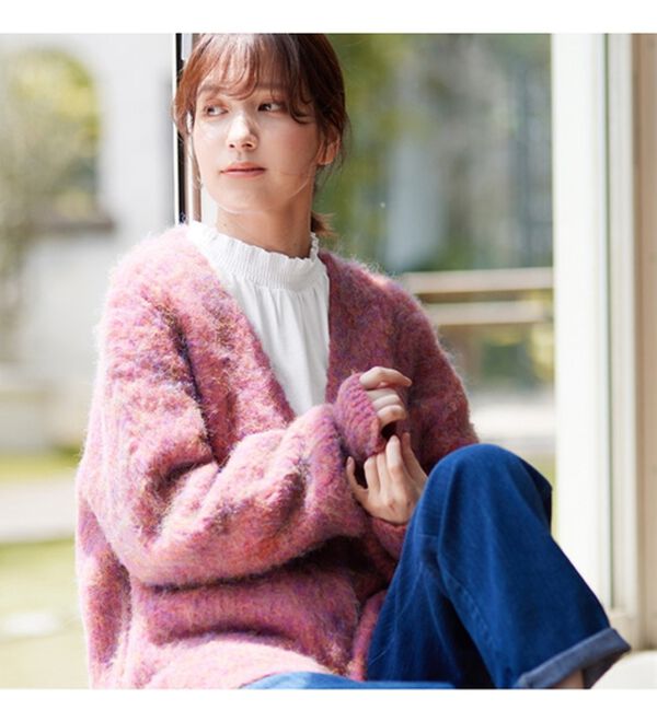 Viola e Viola（ヴィオラ エ ヴィオラ）の「綿１００％スモッキング衿＆袖プチハイトップス（カットソー）」｜詳細画像