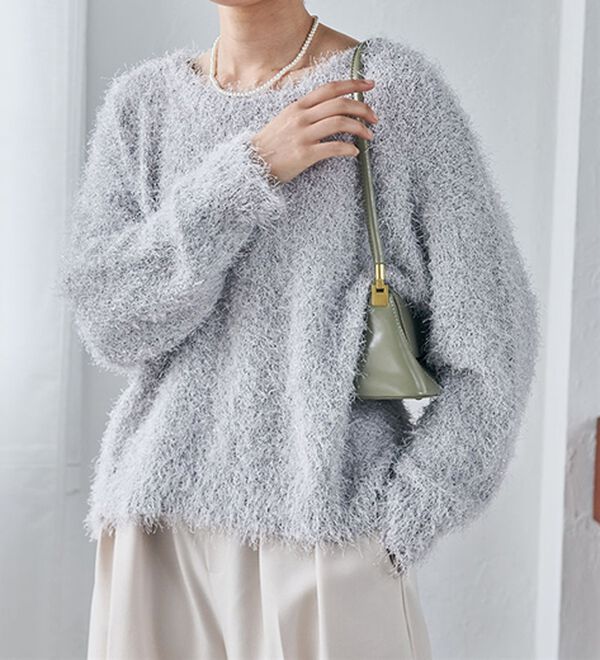 RANAN（ラナン）の「ラメシャギーニット（ニット・セーター）」｜詳細画像