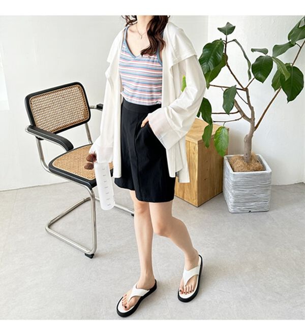 GeeRA（ジーラ）の「【水陸両用】ラッシュガードフーディカーデガン（パーカー）」｜詳細画像