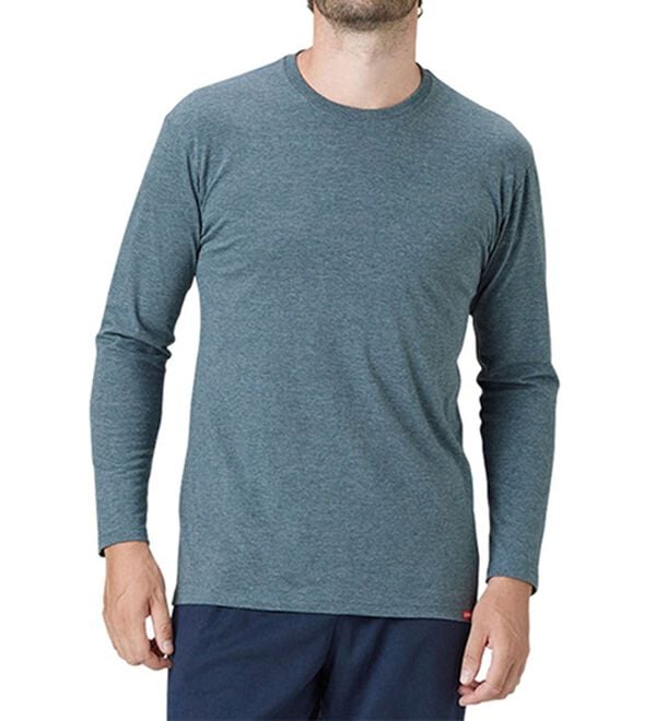 「【３色組】＜エドウイン＞柔らか綿混メランジインナー（メンズ肌着・インナーウェア）」｜詳細画像