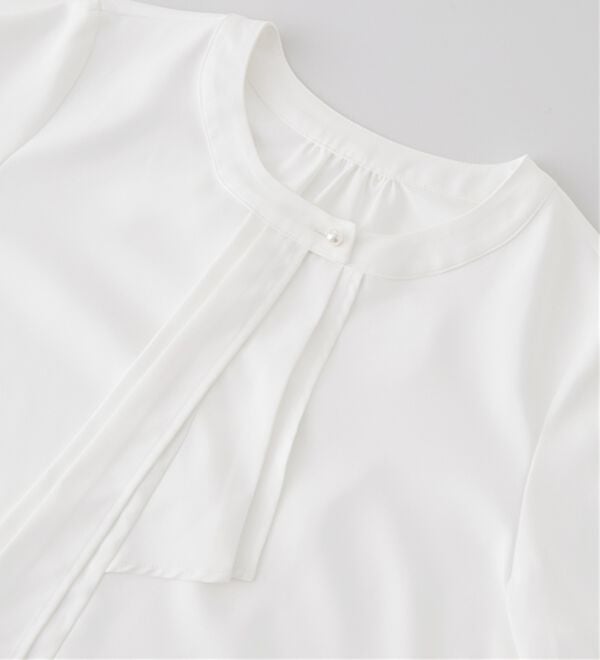 RANAN（ラナン）の「パール付きボウタイブラウス（ブラウス）」｜詳細画像