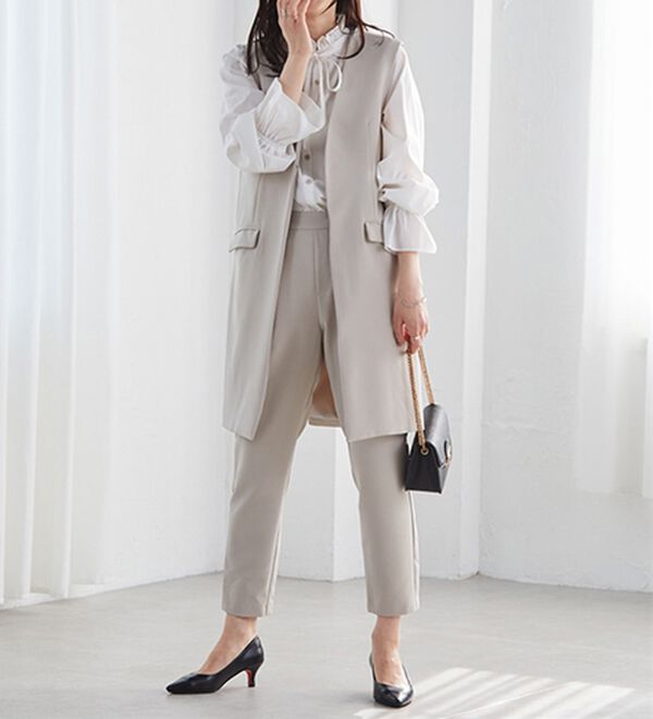 RANAN（ラナン）の「＜２点セット＞ロングジレセットアップ（その他スーツ）」｜詳細画像