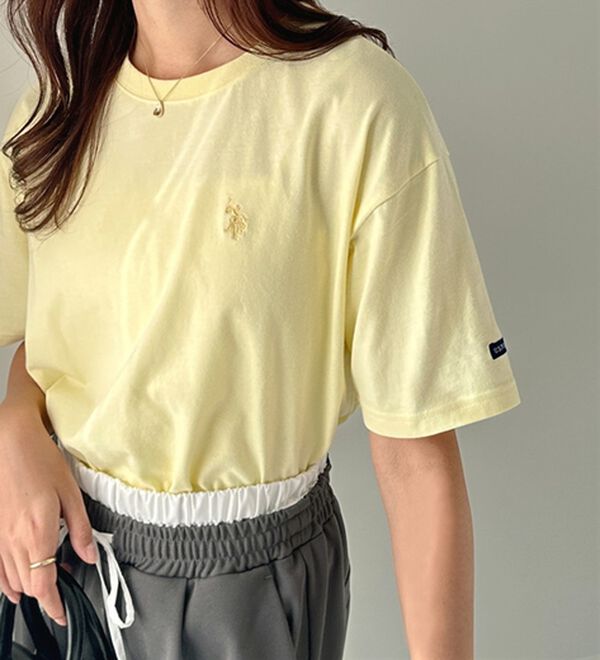 GeeRA（ジーラ）の「【Ｕ．Ｓ．　ＰＯＬＯ　ＡＳＳＮ．】カラーTシャツ（Tシャツ）」｜詳細画像
